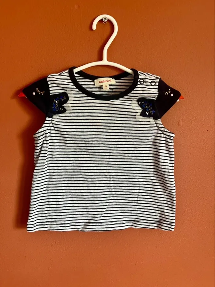 T shirt rayé Catimini