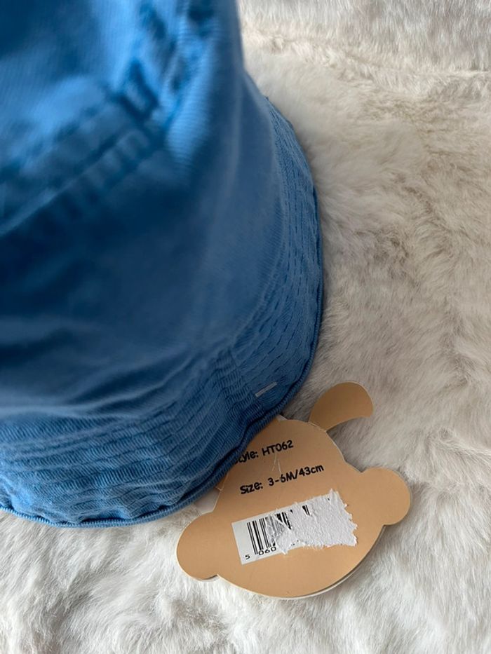 Bob réversible beige et bleu Rock a bye baby 3-6 mois 43 cm - photo numéro 5