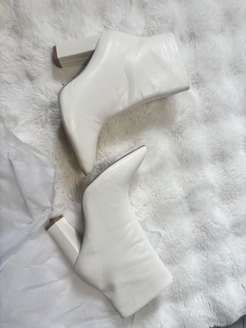 Bottine blanche femme 41