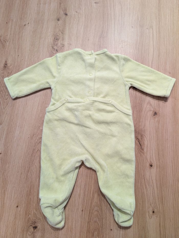 Lot de 2 pyjamas vert et noir, 3 mois, Kiabi - photo numéro 3