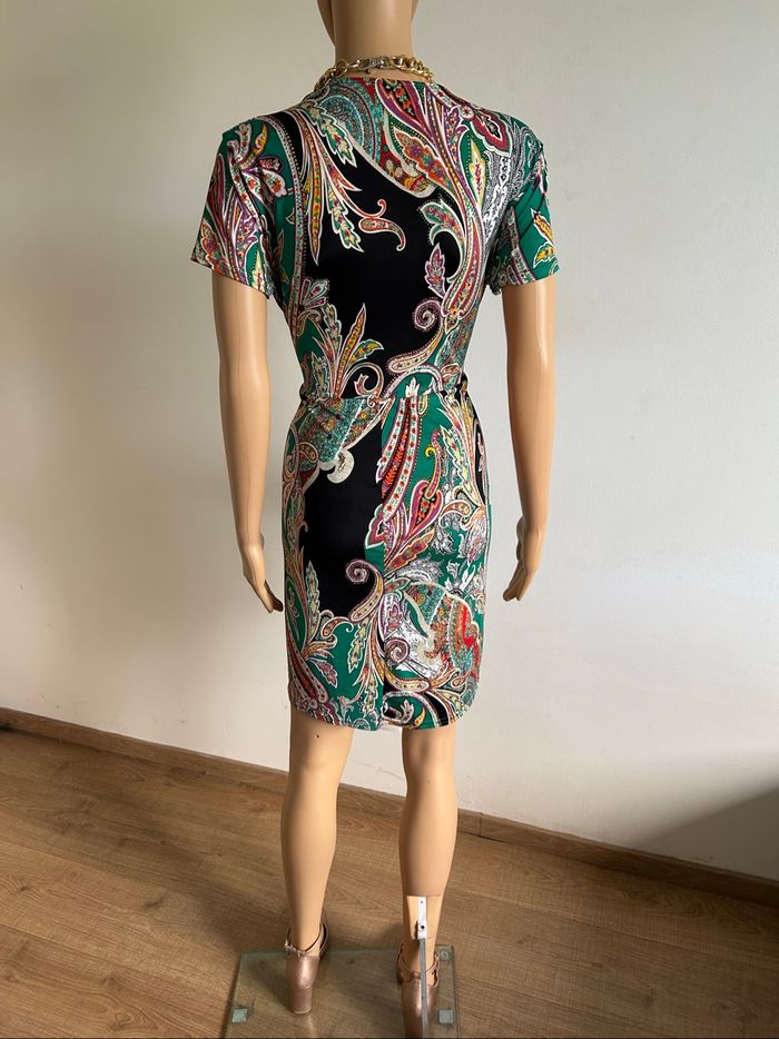 Robe imprimée à manches courtes Morgan taille 42 comme neuve - photo numéro 7