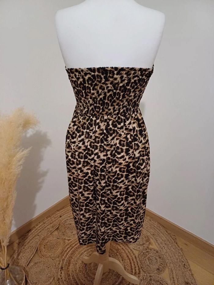 Robe bustier Léopard fluide Ocean Club taille XS/S 34/36 - photo numéro 5