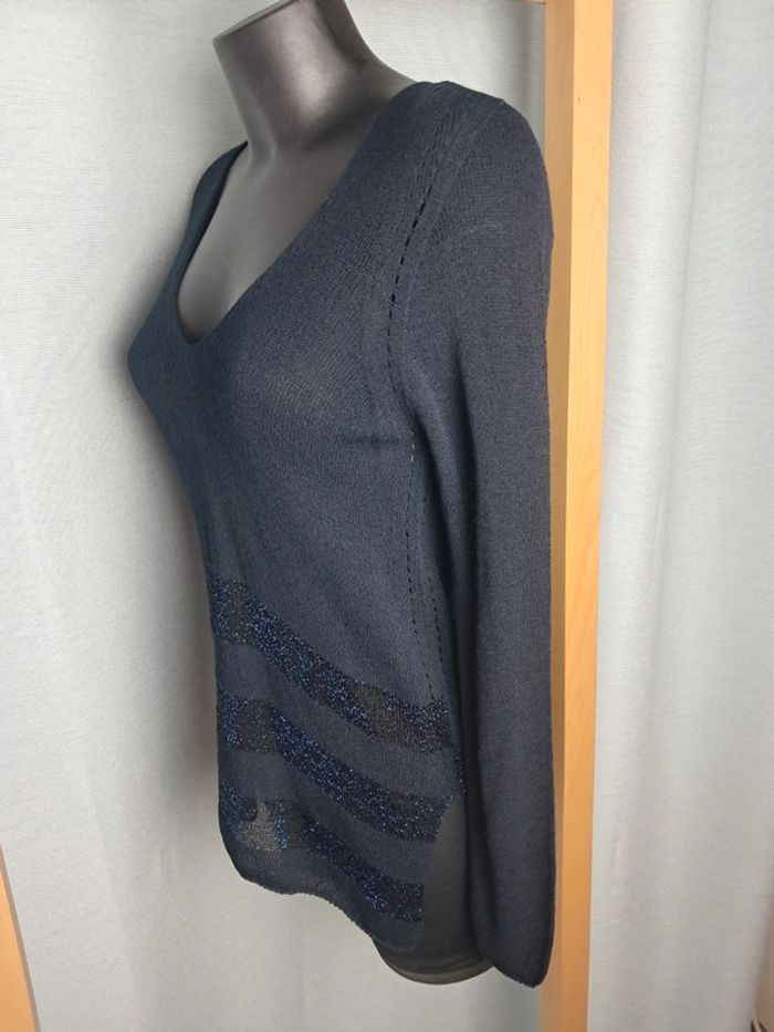 Liu Jo pull fin marine T.38/40 neuf - photo numéro 9