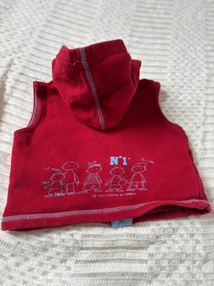 Veste sans manche garçon 12 mois - photo numéro 4