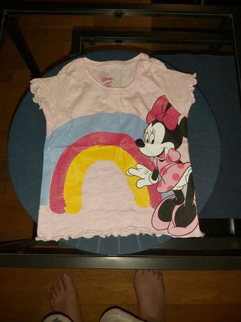 Tshirt minnie Primark disney taille 6/9mois 74cm