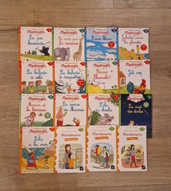Lot de 16 livres cp montessori