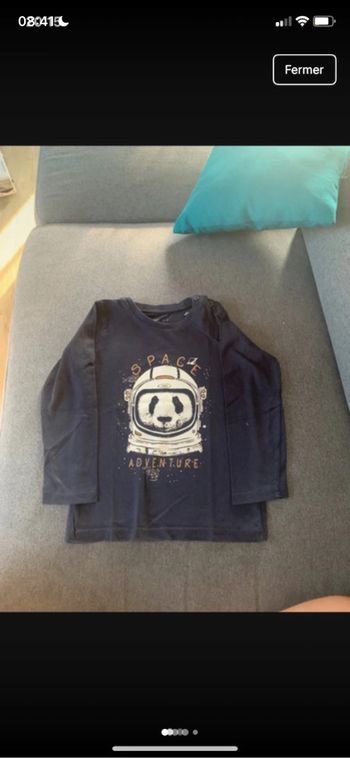 Lot teeshirt manches longues