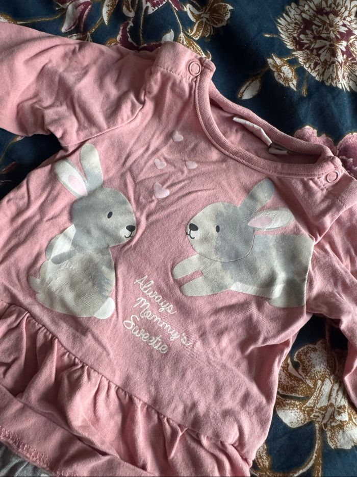 🐰 Adorable tenue bébé – Taille 3 mois – Motif petit lapin - photo numéro 3