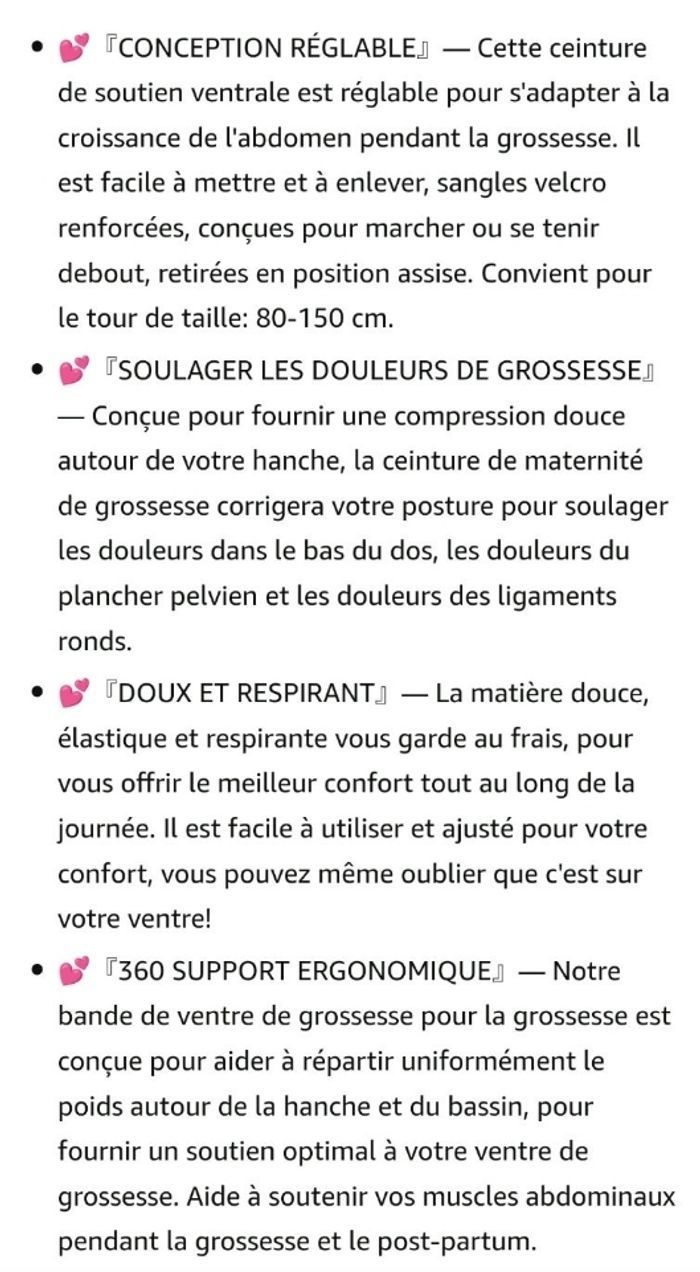 Ceinture de grossesse - photo numéro 2