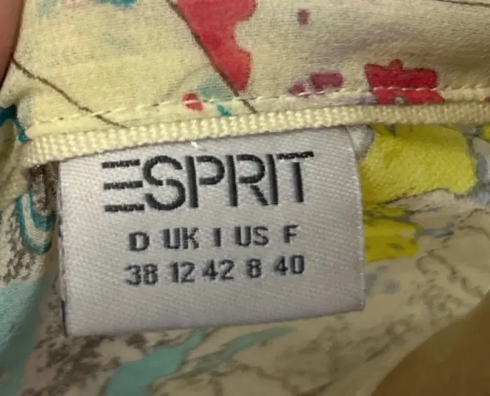 Magnifique blouse resserrée a la taille Esprit taille 40 - photo numéro 5