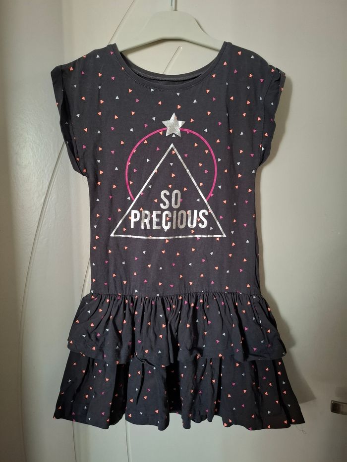 Robe grise taille 8 ans Kiabi