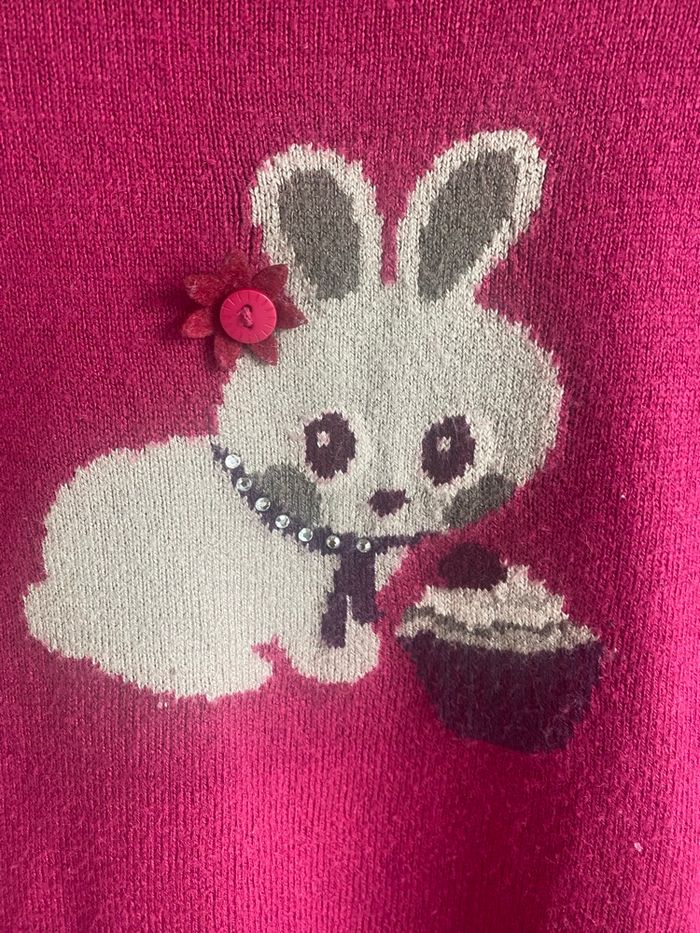 T-shirt fille Sergent Major – Taille 7 ans - Lapin - photo numéro 4