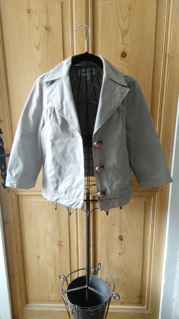 Veste jean gris manche 3/4 Jennyfer - photo numéro 3