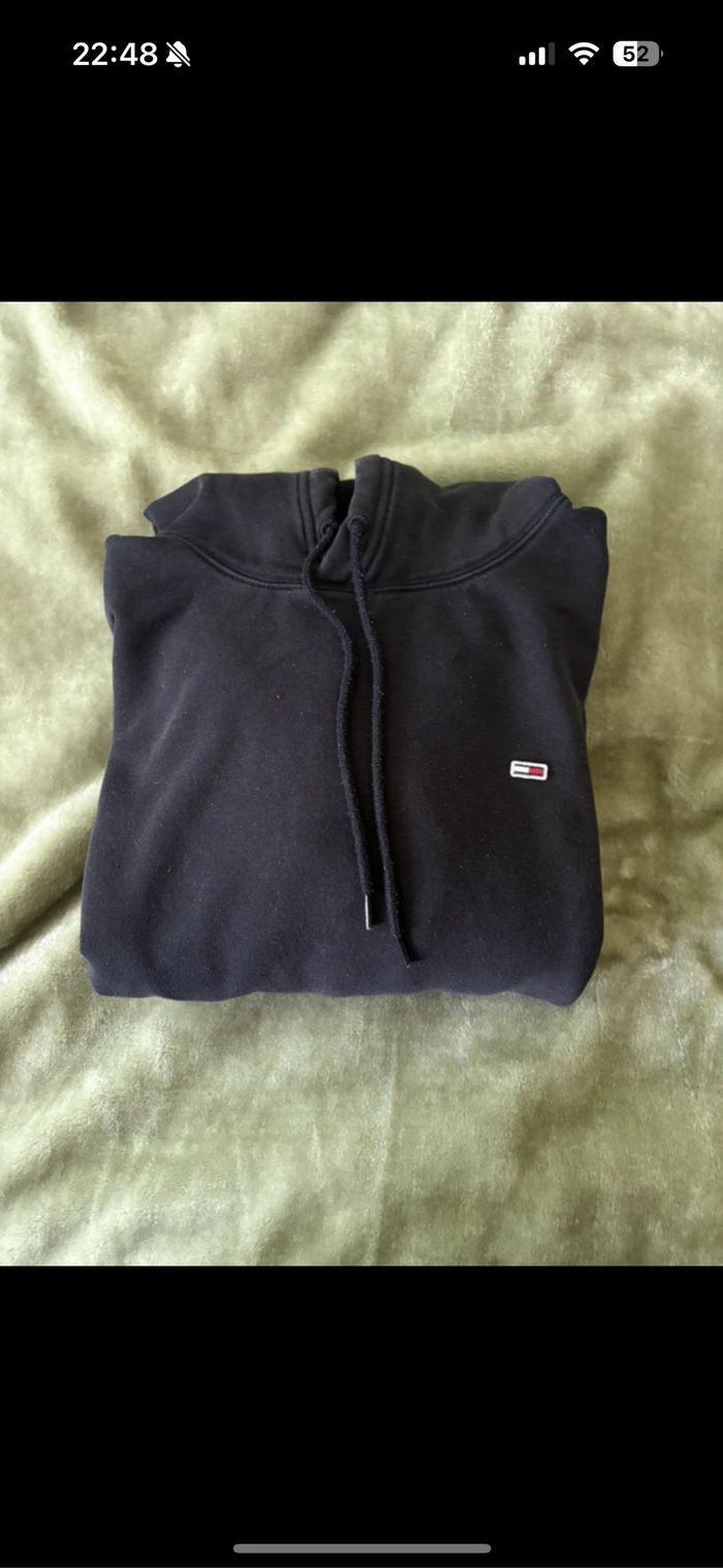 Sweat noir Tommy Hilfiger taille XL - photo numéro 4