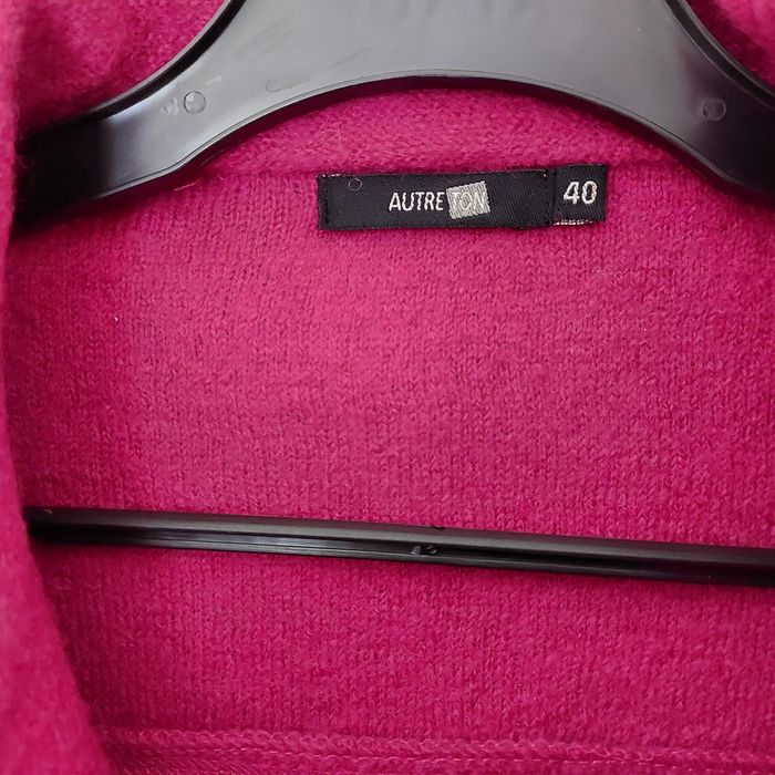 Veste laine framboise - photo numéro 2