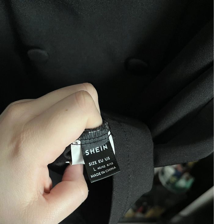 Robe blazer noir Shein - photo numéro 3