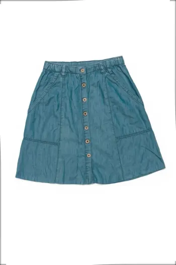 Jupe en jeans a boutons Tisaia Small