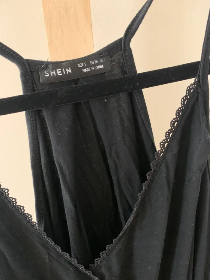 Débardeur noir Shein à bretelles fines – Taille S - photo numéro 3