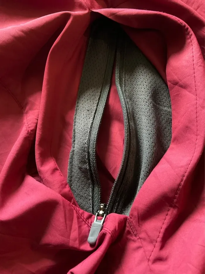 Veste coupe-vent 1/4zip manches courtes bordeaux pour homme Nike St Joseph Hawks taille M 304 - photo numéro 6