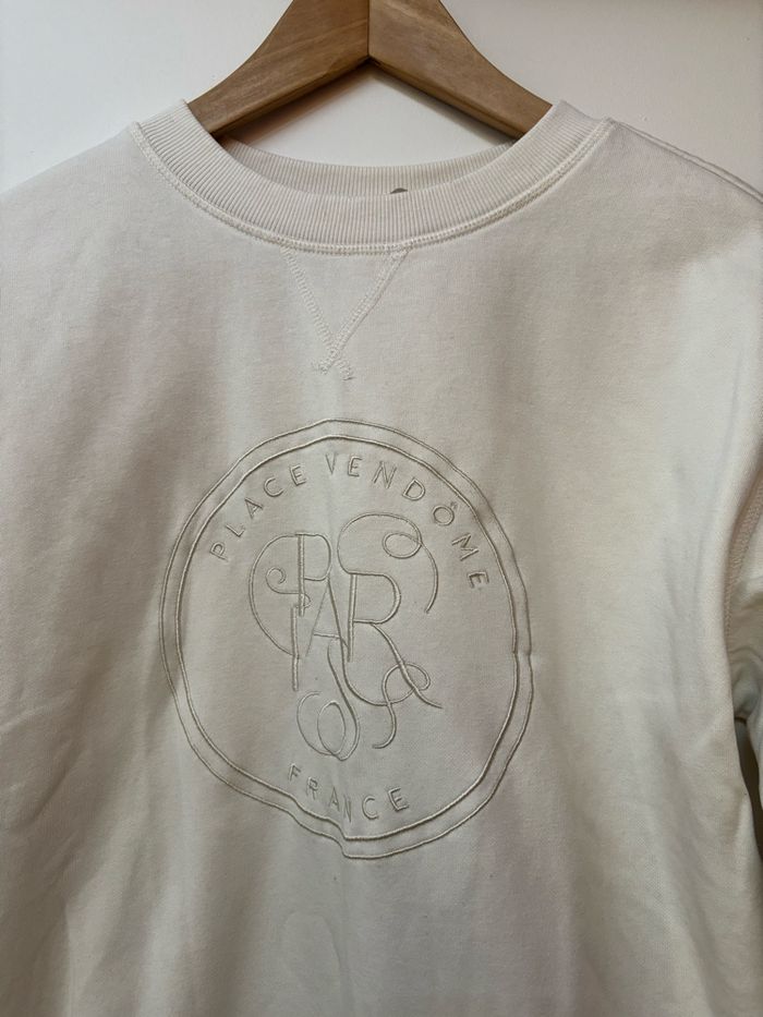 Sweat couleur crème H&M taille XS - photo numéro 3