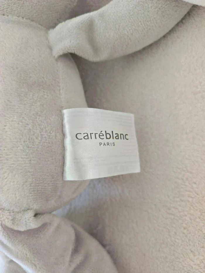 Peluche lapin carré blanc - photo numéro 3