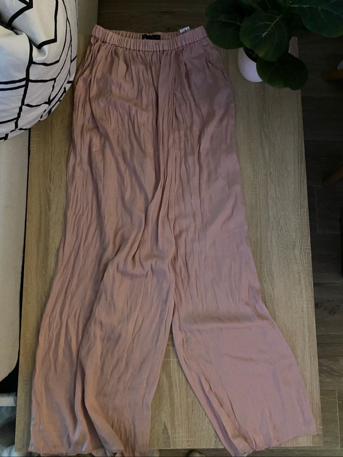 Pantalon fluide rose Zara