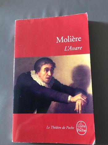 Livre l’avare de Molière