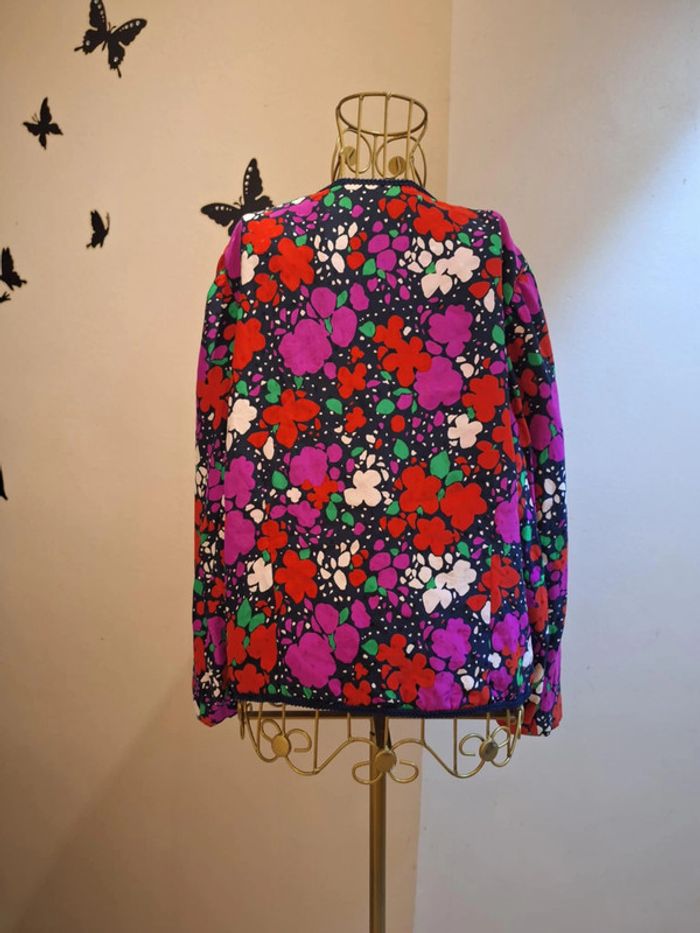Veste fleurie - Gaston Favre - photo numéro 3