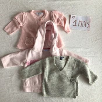 Lot 3 gilets fille