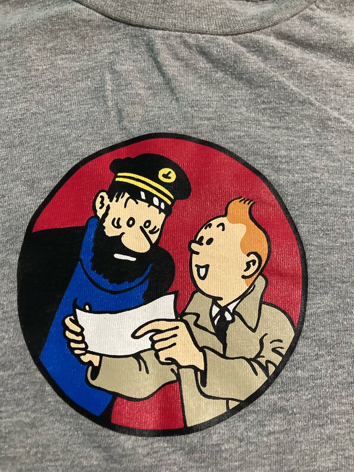 T-shirt tintin 6 ans - photo numéro 3