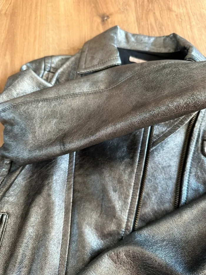 Perfecto Sandro argenté taille 36 - photo numéro 14