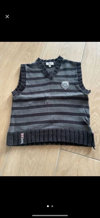 Pull sans manches 4 ans
