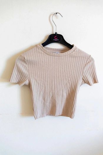 C48 top beige Jennyfer XS