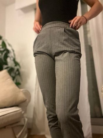 Pantalon gris élégant pimkie à rayures