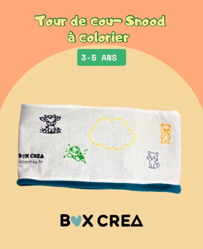 Tour de cou enfant créatif à personnaliser ( 3-5 ans) - photo numéro 3