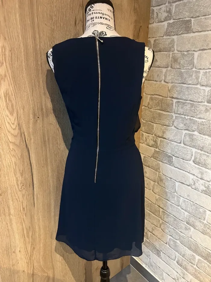 Robe fluide bleu nuit taille 36 - photo numéro 3