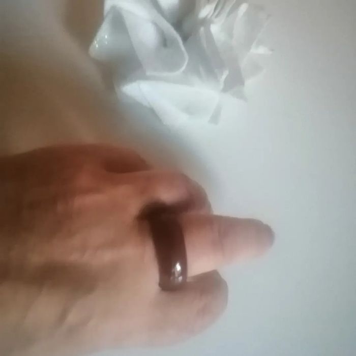 🌸Bague anneau large en agate rouge Taille 67 "nature et découvertes" Neuve 🌸 - photo numéro 3