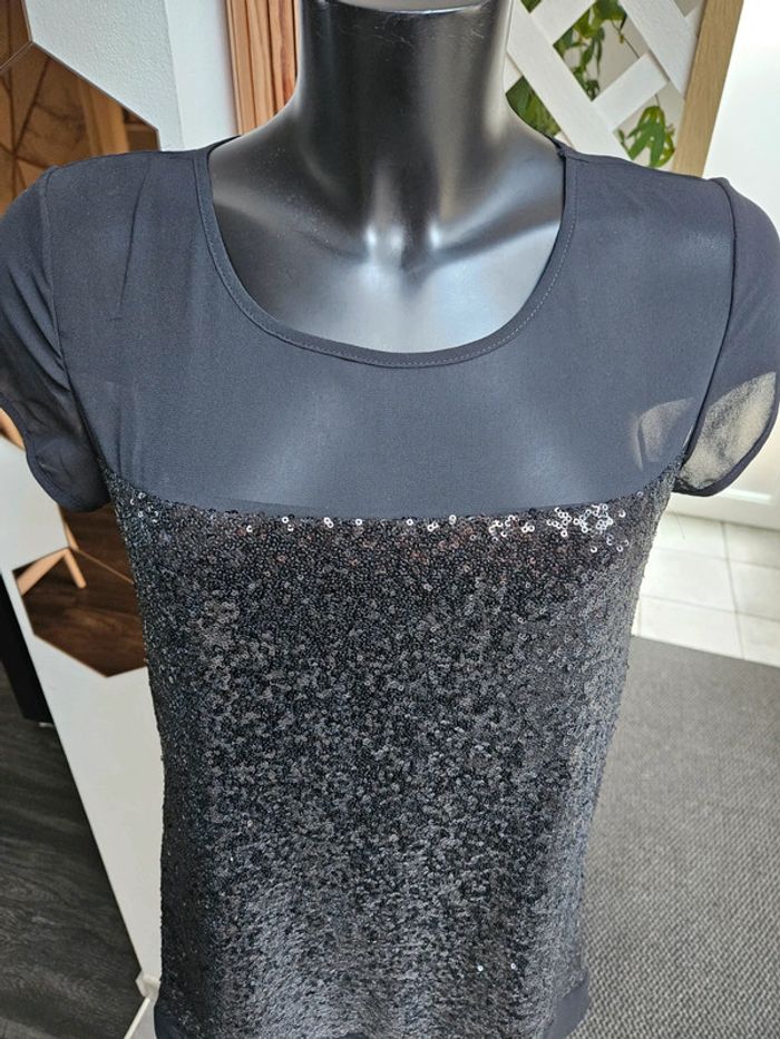 Daphnea Paris robe noir festive taille S - photo numéro 2