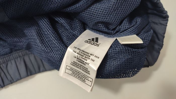 Vêtement vintage de marque Veste zippé Adidas bleu foncé 38/40 #D84 - photo numéro 3