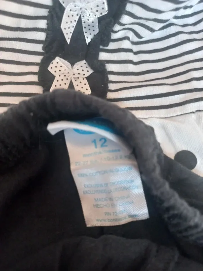 Ensemble robe+legging 12mois 74cm - photo numéro 4