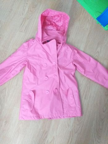 Imperméable rose 8 ans