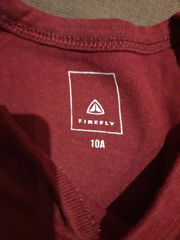 T shirt bordeaux - photo numéro 3