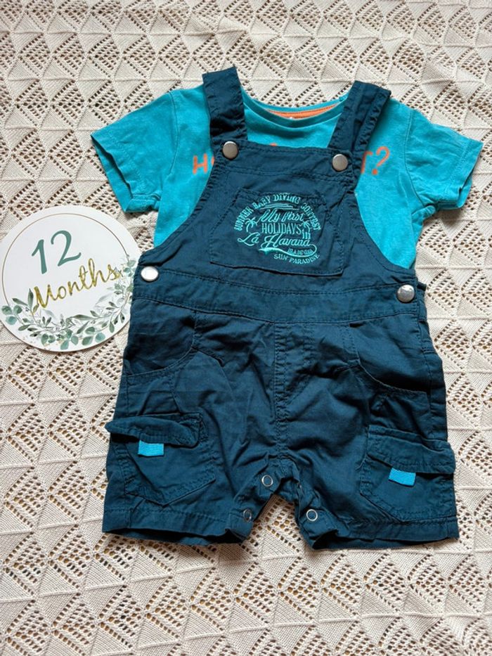 Ensemble salopette été 12 mois
