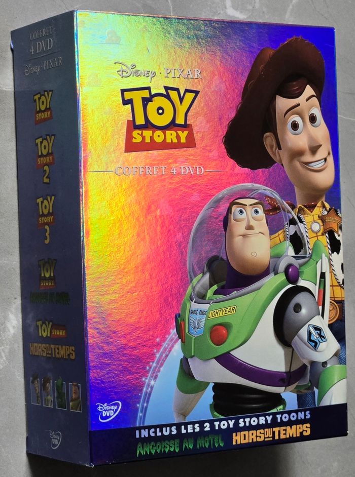 Coffret Intégrale 4 Dvd Toy Story (Disney Pixar) d'occasion en très bon état comme neuf - photo numéro 4