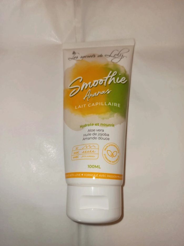 Smoothie Ananas - Lait capillaire hydratant et nourrissant - Les secrets de Loly