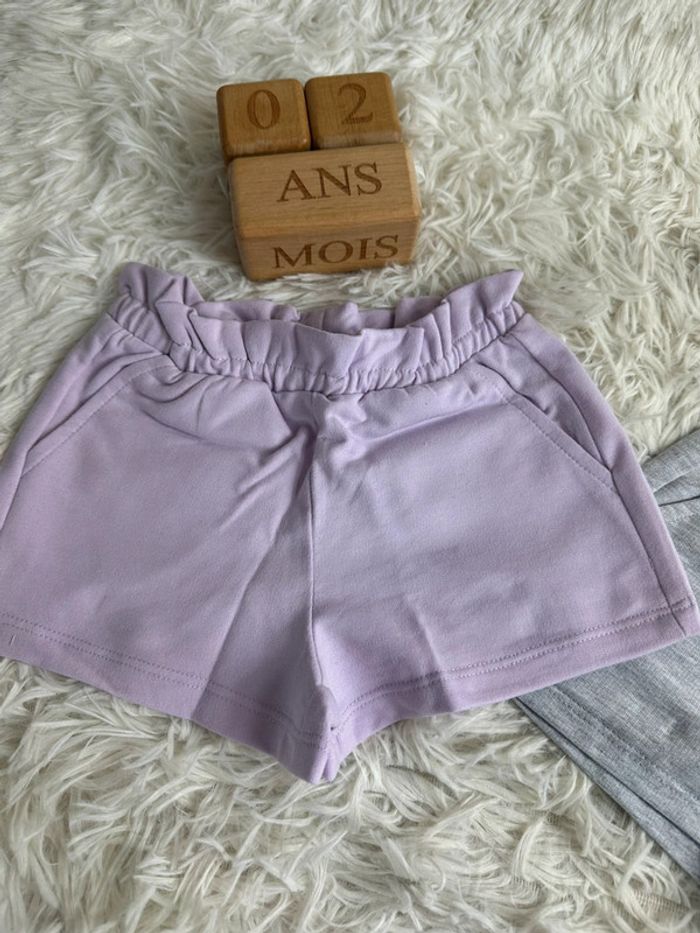 Lot de 2 shorts molleton Vertbaudet taille 2 ans - photo numéro 2