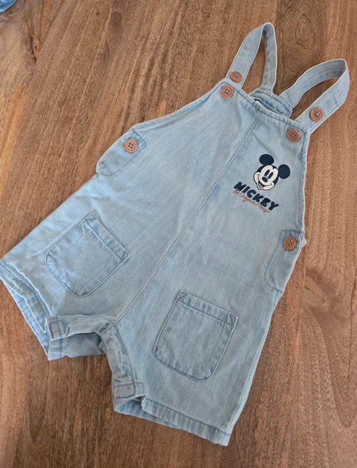 Salopette short disney baby