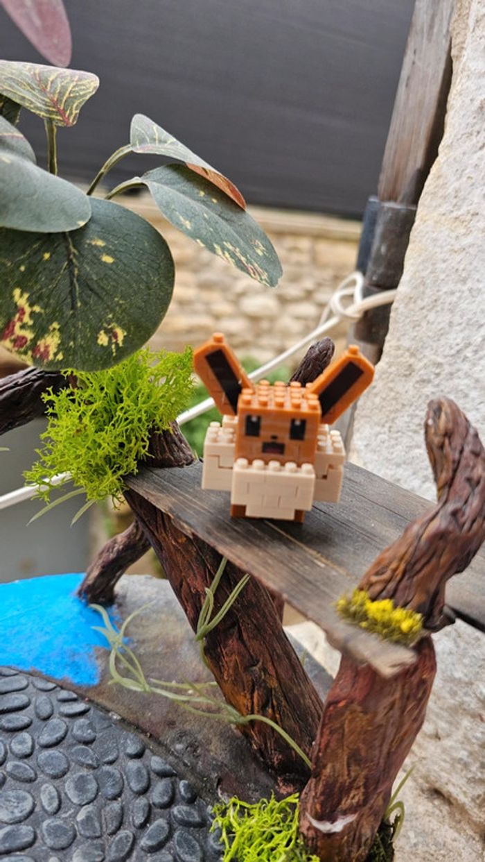 Super figurine Pokemon style mini lego Évoli - photo numéro 2