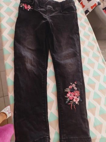 Tregging brodé MorphologiK "waterless" fille tour de hanches large