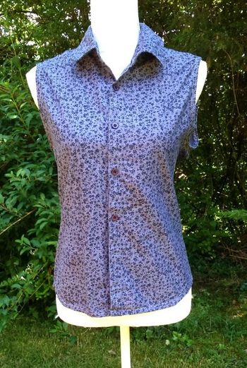 Chemise sans manches en coton Taille 38